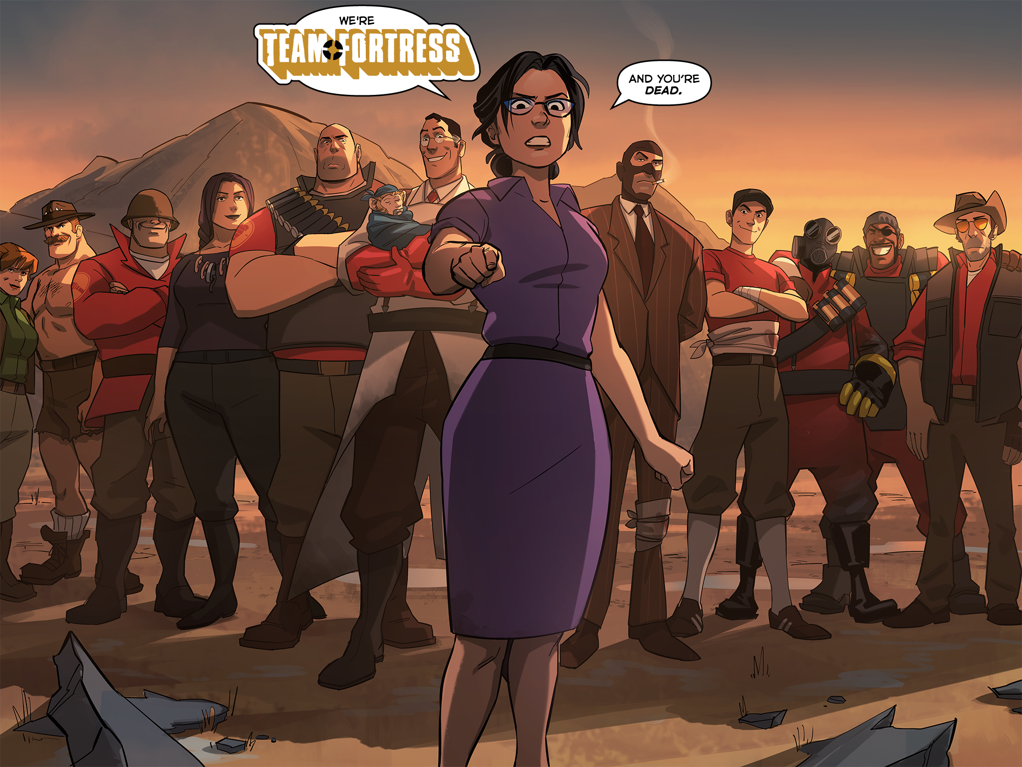 TF2 Comics Image